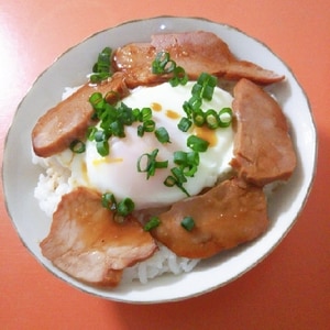 お惣菜の焼豚で⭐焼豚丼